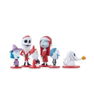 The Nightmare Before Christmas 6 Piece Set Collectible‎ Figures NEW